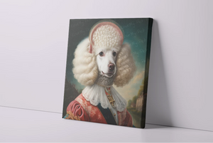 Versailles Vanilla White Poodle Wall Art Poster-Art-Dog Art, Home Decor, Poodle, Poster-3