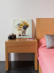 Blooming Whimsy Floral Pug Wall Art Poster-Art-Dog Art, Dog Dad Gifts, Dog Mom Gifts, Home Decor, Poster, Pug-7