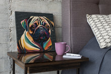 Load image into Gallery viewer, Chromatic Contemplation Cubist Pug Wall Art Poster-Art-Dog Art, Dog Dad Gifts, Dog Mom Gifts, Home Decor, Poster, Pug-8
