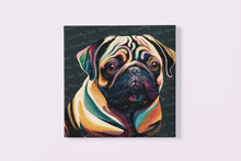 Load image into Gallery viewer, Chromatic Contemplation Cubist Pug Wall Art Poster-Art-Dog Art, Dog Dad Gifts, Dog Mom Gifts, Home Decor, Poster, Pug-3