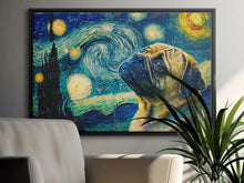 Load image into Gallery viewer, Cosmic Contemplation Pug Wall Art Poster-Art-Dog Art, Dog Dad Gifts, Dog Mom Gifts, Home Decor, Poster, Pug-3