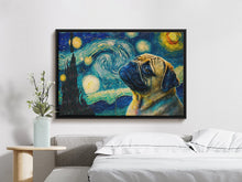 Load image into Gallery viewer, Cosmic Contemplation Pug Wall Art Poster-Art-Dog Art, Dog Dad Gifts, Dog Mom Gifts, Home Decor, Poster, Pug-5