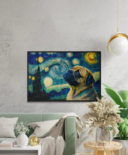 Load image into Gallery viewer, Cosmic Contemplation Pug Wall Art Poster-Art-Dog Art, Dog Dad Gifts, Dog Mom Gifts, Home Decor, Poster, Pug-6