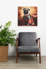 Forbidden City Fawn Pug Wall Art Poster-Art-Dog Art, Home Decor, Poster, Pug-8