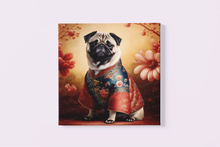 Load image into Gallery viewer, Forbidden City Fawn Pug Wall Art Poster-Art-Dog Art, Home Decor, Poster, Pug-3
