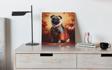 Load image into Gallery viewer, Forbidden City Fawn Pug Wall Art Poster-Art-Dog Art, Home Decor, Poster, Pug-6