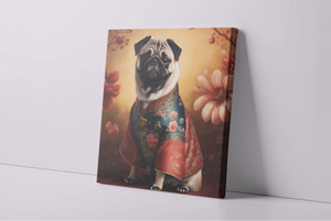 Forbidden City Fawn Pug Wall Art Poster-Art-Dog Art, Home Decor, Poster, Pug-4
