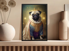 Load image into Gallery viewer, Magical Monarch Fawn Pug Wall Art Poster-Art-Dog Art, Dog Dad Gifts, Dog Mom Gifts, Home Decor, Poster, Pug-2