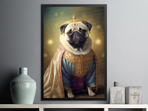 Magical Monarch Fawn Pug Wall Art Poster-Art-Dog Art, Dog Dad Gifts, Dog Mom Gifts, Home Decor, Poster, Pug-3