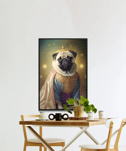 Magical Monarch Fawn Pug Wall Art Poster-Art-Dog Art, Dog Dad Gifts, Dog Mom Gifts, Home Decor, Poster, Pug-4