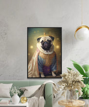 Load image into Gallery viewer, Magical Monarch Fawn Pug Wall Art Poster-Art-Dog Art, Dog Dad Gifts, Dog Mom Gifts, Home Decor, Poster, Pug-5
