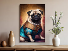 Load image into Gallery viewer, Chinese Aristocracy Fawn Pug Wall Art Poster-Art-Dog Art, Dog Dad Gifts, Dog Mom Gifts, Home Decor, Poster, Pug-8