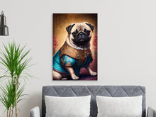 Load image into Gallery viewer, Chinese Aristocracy Fawn Pug Wall Art Poster-Art-Dog Art, Dog Dad Gifts, Dog Mom Gifts, Home Decor, Poster, Pug-7