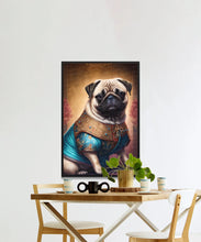 Load image into Gallery viewer, Chinese Aristocracy Fawn Pug Wall Art Poster-Art-Dog Art, Dog Dad Gifts, Dog Mom Gifts, Home Decor, Poster, Pug-3