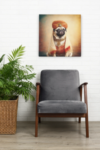 Regal Royalty Fawn Pug Wall Art Poster-Art-Dog Art, Home Decor, Poster, Pug-8