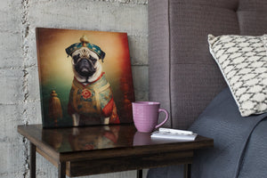 Royal Ruminations Fawn Pug Wall Art Poster-Art-Dog Art, Home Decor, Poster, Pug-5