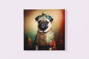 Royal Ruminations Fawn Pug Wall Art Poster-Art-Dog Art, Home Decor, Poster, Pug-4