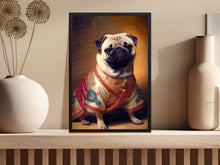 Load image into Gallery viewer, Royal Wrinkles Fawn Pug Wall Art Poster-Art-Dog Art, Dog Dad Gifts, Dog Mom Gifts, Home Decor, Poster, Pug-2