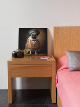 Load image into Gallery viewer, Turban Maharaja Fawn Pug Wall Art Poster-Art-Dog Art, Home Decor, Poster, Pug-7