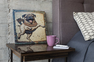 Roman Mosaic Merriment Pug Wall Art Poster-Art-Dog Art, Dog Dad Gifts, Dog Mom Gifts, Home Decor, Poster, Pug-8