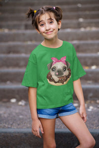 Pug and Donut Love Women's Cotton T-Shirts - 5 Colors-Apparel-Apparel, Pug, Shirt, T Shirt-5
