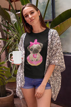 Load image into Gallery viewer, Pug of Tea Women&#39;s Cotton T-Shirt - 5 Colors-Apparel-Apparel, Pug, Shirt, T Shirt-3
