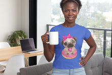Load image into Gallery viewer, Pug of Tea Women&#39;s Cotton T-Shirt - 5 Colors-Apparel-Apparel, Pug, Shirt, T Shirt-4