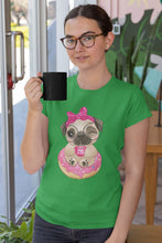 Load image into Gallery viewer, Pug of Tea Women&#39;s Cotton T-Shirt - 5 Colors-Apparel-Apparel, Pug, Shirt, T Shirt-5