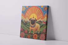 Load image into Gallery viewer, Pug&#39;s Paradise Framed Wall Art Poster-Art-Dog Art, Home Decor, Poster, Pug-4