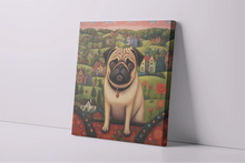 Load image into Gallery viewer, Pug at the Precipice Framed Wall Art Poster-Art-Dog Art, Home Decor, Poster, Pug-4