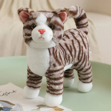 Load image into Gallery viewer, Realistic Black Cat Stuffed Animal - Interested Standing Pose-7