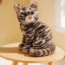 Load image into Gallery viewer, Realistic Brown Tabby Cat plush - Precious Lifelike Kitty-about 20-26cm-grey stripe cat sy-1