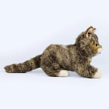 Load image into Gallery viewer, Realistic Brown Tabby and White Cat Stuffed Animal - Cheeky Tongue-Out Cutie-Stuffed Animals-Cats,Stuffed Animal,Tabby Cat-4