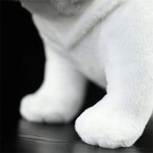 Load image into Gallery viewer, Realistic Lifelike White French Bulldog Stuffed Animal Plush Toy
