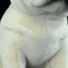 Load image into Gallery viewer, Realistic Lifelike White French Bulldog Stuffed Animal Plush Toy