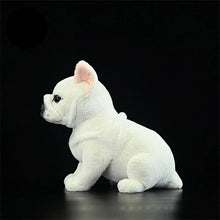 Load image into Gallery viewer, Realistic Lifelike White French Bulldog Stuffed Animal Plush Toy