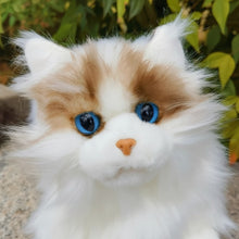 Load image into Gallery viewer, Realistic Ragdoll Cat Plush - Seal Point Bicolor Coat - Snuggly Kitten-2