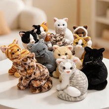 Load image into Gallery viewer, Realistic American Shorthair Cat Plush - White Coat - Precious Lifelike Kitty-19