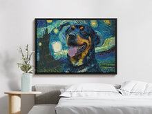 Load image into Gallery viewer, Starry Night Serenade Rottweiler Wall Art Poster-Art-Dog Art, Dog Dad Gifts, Dog Mom Gifts, Home Decor, Poster, Rottweiler-4