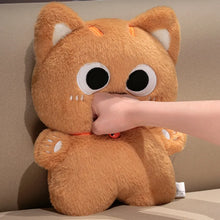 Load image into Gallery viewer, Big Eyes Small Size Orange Cat Plush Toy-2