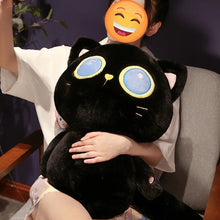 Load image into Gallery viewer, Large Black Cat Plush Toy - Big Blue Eyes Black Cat-Stuffed Animals-Black Cat,Cats,Stuffed Animal-6