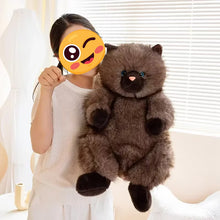 Load image into Gallery viewer, Fat Brown Cat Plush Toy - Super Soft Cuddly Chubby Kitty-Stuffed Animals-Cat Memorial Gifts,Cats,Stuffed Animal-3