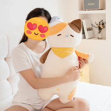 Load image into Gallery viewer, Large Calico Cat Plush Toy and Bed Pillow - Huggable Sleepy Time Cat-Home Decor-Calico Cat,Home Decor,Pillows,Stuffed Animal-2