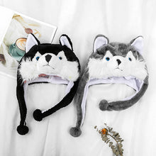 Load image into Gallery viewer, Husky Love Faux Fur Earmuffs Scarf-Accessories-Accessories,Dog Mom Gifts,Siberian Husky-2