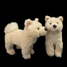 Load image into Gallery viewer, Realistic Cream Chow Chow Stuffed Animal Plush Toy - Sitting and Standing Chow Chow Puppies-1
