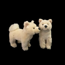 Load image into Gallery viewer, Realistic Cream Shiba Inu Stuffed Animal Plush Toy - Sitting and Standing Shibas-1