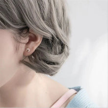 Load image into Gallery viewer, Pink Dog Paw Silver Earrings-Dog Themed Jewellery-Dog Memorial Gifts,Dog Mom Gifts,Earrings,Jewellery-2