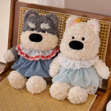 Load image into Gallery viewer, Adorable Salt and Pepper Schnauzer Stuffed Animal Plush Toy-Stuffed Animals-Dog Memorial Gifts,Schnauzer,Stuffed Animal-5