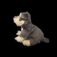 Load image into Gallery viewer, Realistic Liver and Tan Schnauzer Stuffed Animal Plush Toy-Dog Memorial Gifts,Stuffed Animal-6