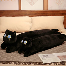 Load image into Gallery viewer, Giant Black Cat Body Pillow and Plush Toy - Big Blue Eyes Black Cat-7